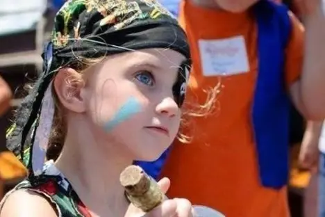 a woman wearing a costume