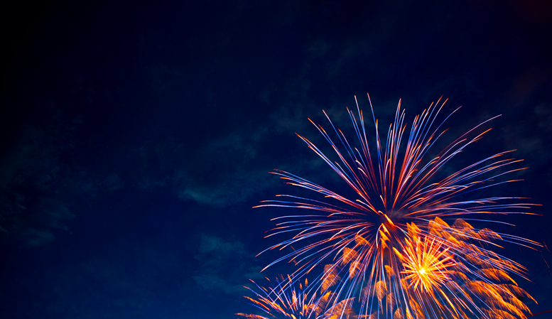 Framed Explosion Framed Explosion of fireworks.